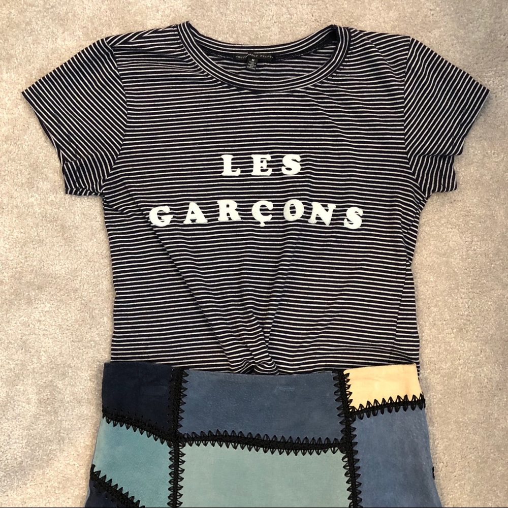 Cute Graphic Crop Tee